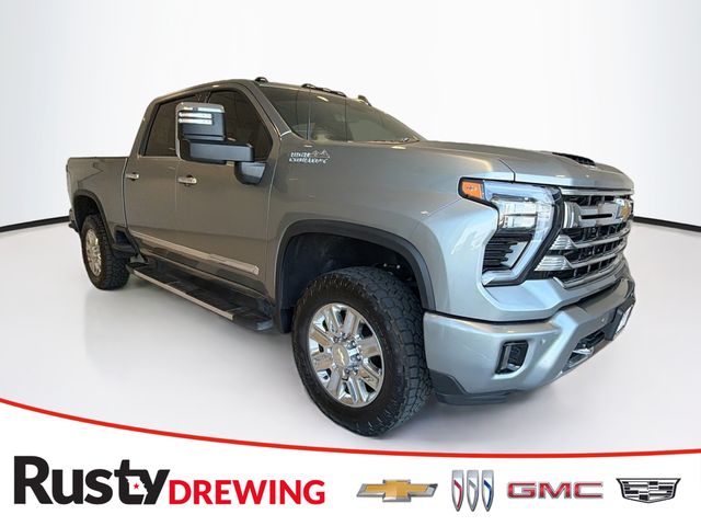 Sterling Gray Metallic 2024 Chevrolet Silverado 3500HD High Country Crew Cab 4WD Pickup Truck Four-Wheel Drive Automatic
