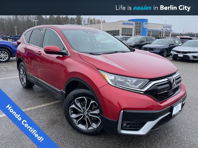 Radiant Red Metallic 2021 Honda CR-V EX AWD SUV / Crossover All-Wheel Drive Continuously Variable Transmission