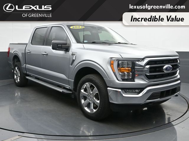 Silver Metallic 2022 Ford F-150 Pickup Truck Four-Wheel Drive Automatic