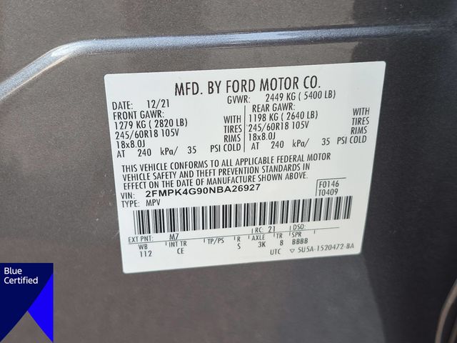 Used 2022 Gray Ford SE image 37