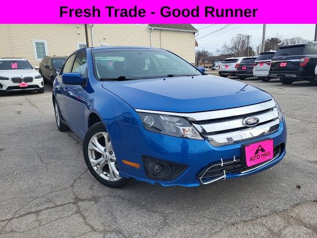 Blue Flame 2012 Ford Fusion SE Sedan Front-Wheel Drive 6-Speed Automatic