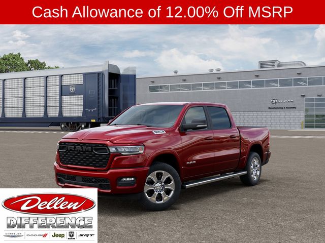Molten Red Pearlcoat 2026 RAM 1500 Pickup Truck Four-Wheel Drive 8-Speed Automatic