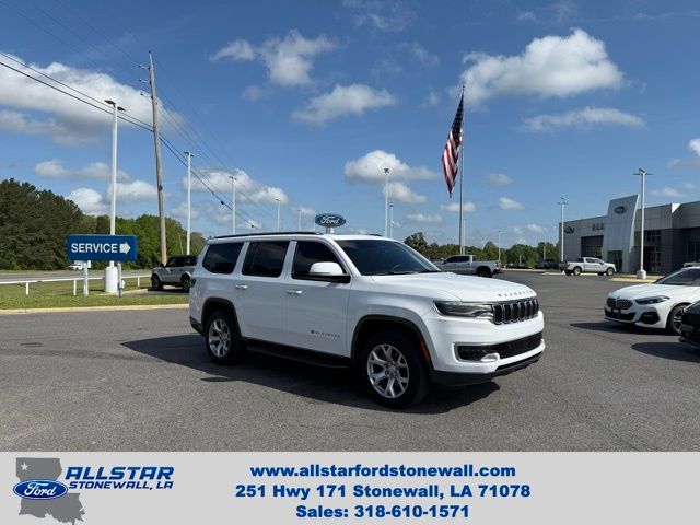 Bright White Clearcoat 2022 Jeep Wagoneer Series I RWD SUV / Crossover 4X2 8-Speed Automatic
