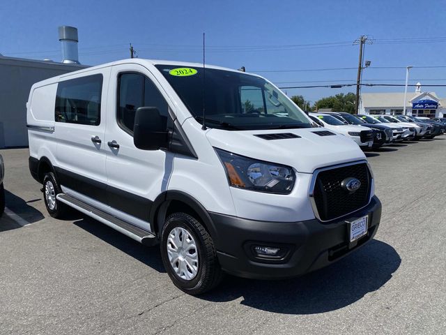 Oxford White 2024 Ford Transit Cargo Van Rear-Wheel Drive