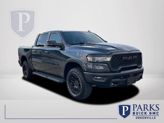 Blue Metallic 2025 RAM 1500 Pickup Truck Four-Wheel Drive 8-Speed Automatic