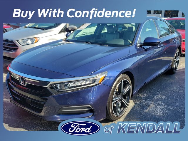 Still Night Pearl 2019 Honda Accord Sedan Front-Wheel Drive Continuously Variable Transmission