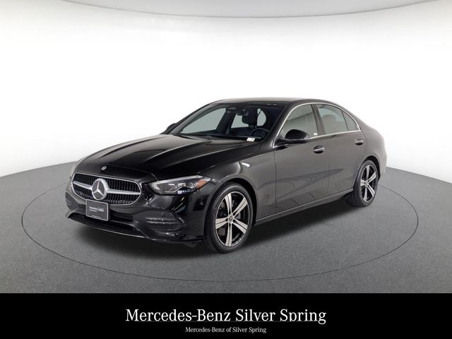 Black 2025 Mercedes-Benz C-Class C 300 4MATIC Sedan All-Wheel Drive 9-Speed Automatic