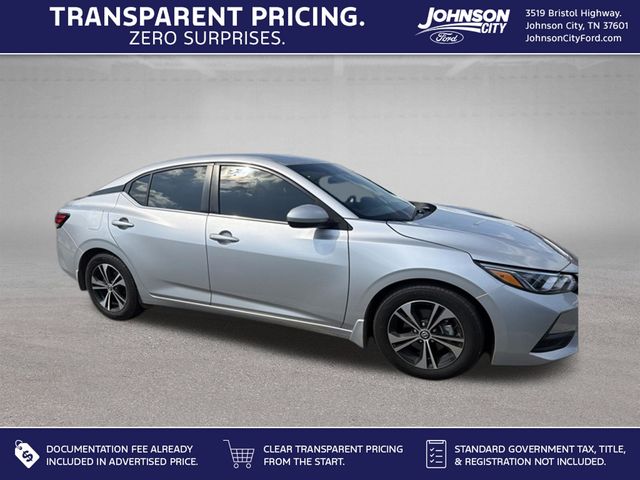 Brilliant Silver Metallic 2022 Nissan Sentra Sedan Front-Wheel Drive Continuously Variable Transmission