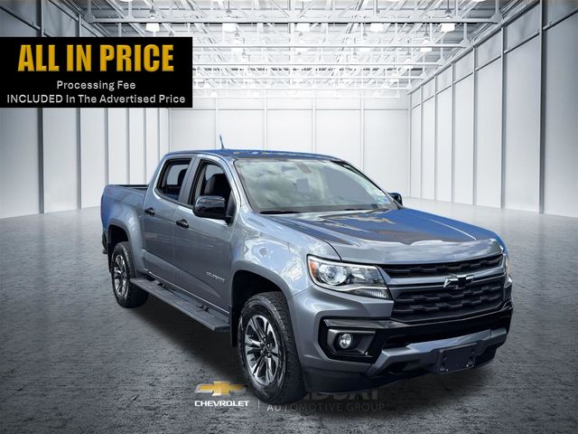 Gray (Satin Steel Metallic) 2022 Chevrolet Colorado Pickup Truck Four-Wheel Drive 8-Speed Automatic
