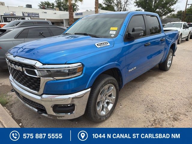 Blue Pearl 2025 RAM 1500 Pickup Truck Four-Wheel Drive 8-Speed Automatic