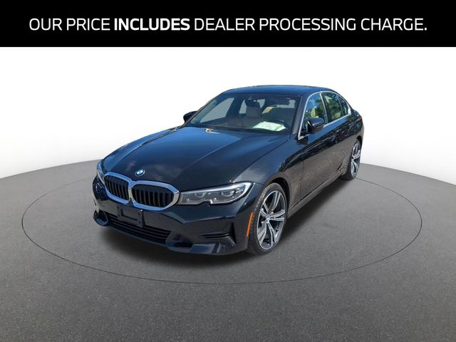 Black Sapphire Metallic 2020 BMW 3 Series Sedan All-Wheel Drive 8-Speed Automatic