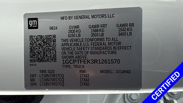 used 2024 Chevrolet Colorado car, priced at $44,000