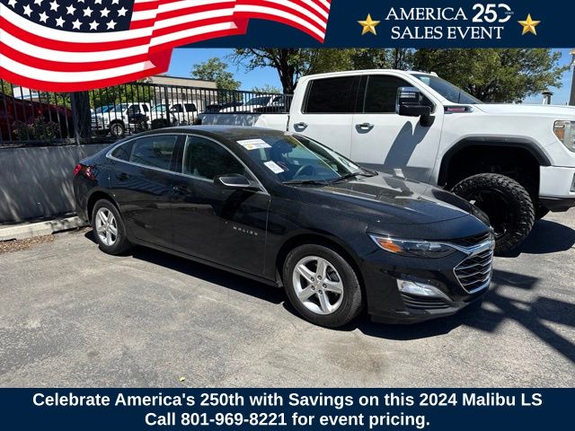 Mosaic Black Metallic 2024 Chevrolet Malibu Sedan Front-Wheel Drive Continuously Variable Transmission