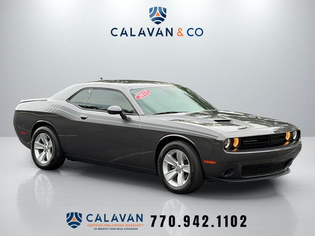 Gray (Granite Crystal Metallic Clearcoat) 2023 Dodge Challenger Coupe Rear-Wheel Drive 8-Speed Automatic