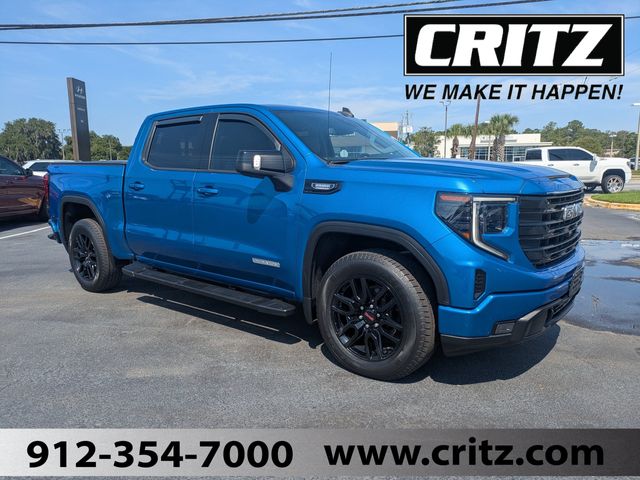 Dynamic Blue Metallic 2022 GMC Sierra 1500 Pickup Truck Four-Wheel Drive Automatic