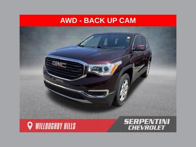 Black Cherry Metallic 2018 GMC Acadia SUV / Crossover Four-Wheel Drive 6-Speed Automatic
