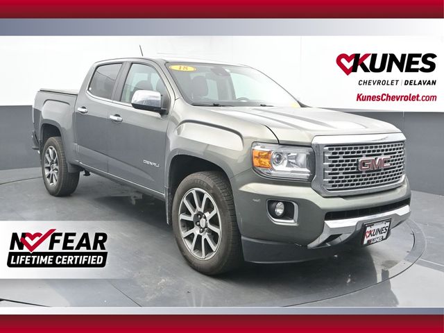 Mineral Metallic 2018 GMC Canyon Pickup Truck Four-Wheel Drive 8-Speed Automatic