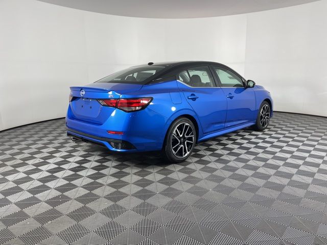 2025 Electric Blue Metallic/Super Black Nissan Sentra SR FWD Sedan