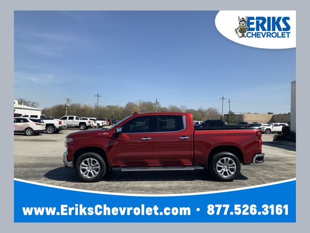 Cajun Red Tintcoat 2020 Chevrolet Silverado 1500 LTZ Crew Cab 4WD Pickup Truck Four-Wheel Drive Automatic