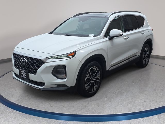Quartz White 2019 Hyundai Santa Fe SUV / Crossover Front-Wheel Drive 8-Speed Automatic