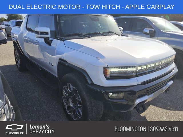 Interstellar White 2025 GMC Hummer EV Pickup Pickup Truck All-Wheel Drive 1-Speed Automatic