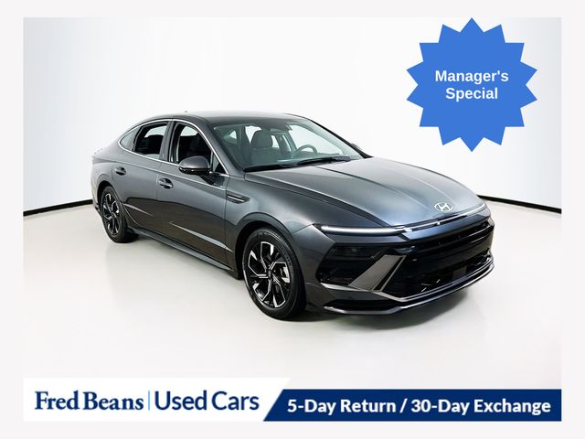 Portofino Gray 2025 Hyundai Sonata Sedan Front-Wheel Drive 8-Speed Automatic