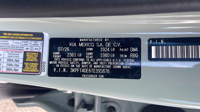 New 2026 Gray Kia LXS image 30