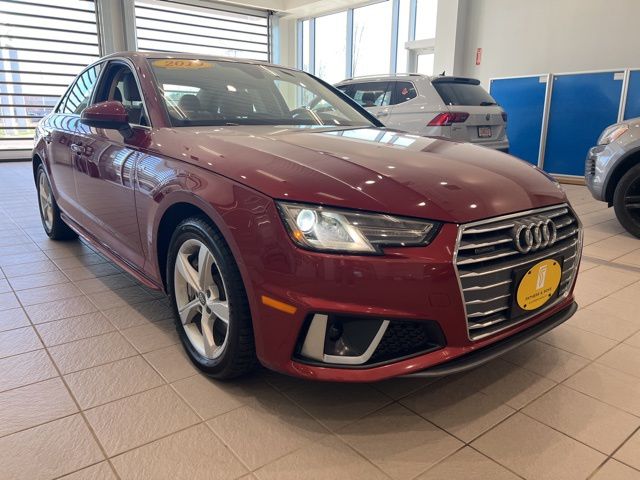 Matador Red Metallic 2019 Audi A4 quattro Premium Plus 45 TFSI Sedan All-Wheel Drive 7-Speed Automatic