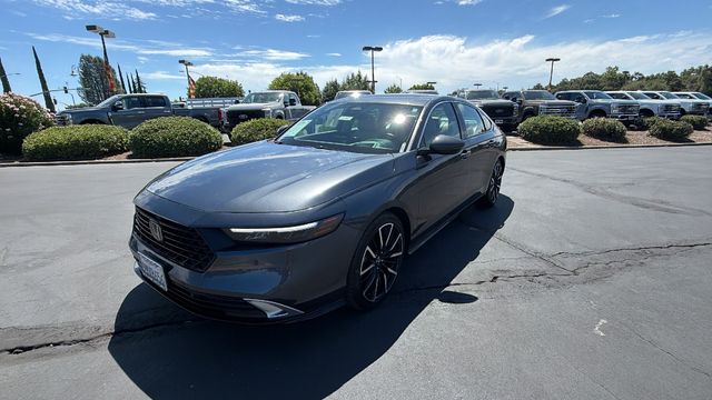 Gold 2024 Honda Accord Hybrid Sedan Front-Wheel Drive Continuously Variable Transmission