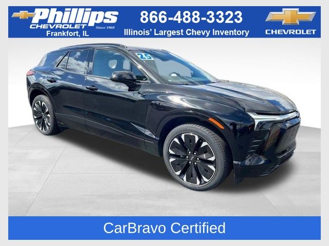 Black 2025 Chevrolet Blazer EV RS eAWD SUV / Crossover All-Wheel Drive 1-Speed Automatic