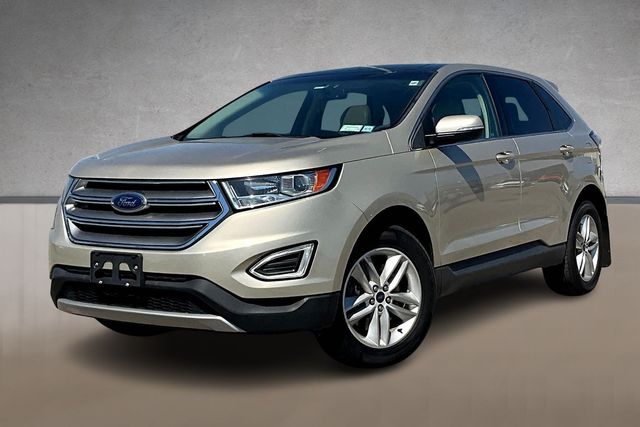 White Platinum Metallic Tri-Coat 2017 Ford Edge SEL AWD SUV / Crossover All-Wheel Drive 6-Speed Automatic