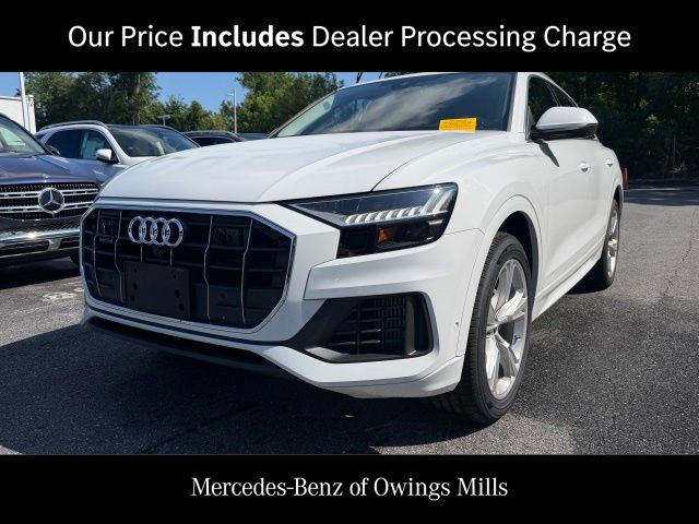 Glacier White Metallic 2023 Audi Q8 SUV / Crossover All-Wheel Drive 8-Speed Automatic