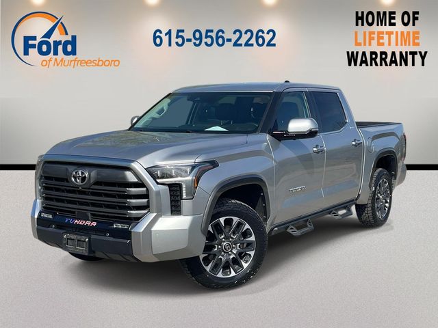 Celestial Silver Metallic 2022 Toyota Tundra Limited CrewMax Cab 4WD Pickup Truck Four-Wheel Drive Automatic