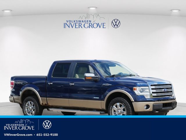Blue Flame Metallic 2014 Ford F-150 Pickup Truck Four-Wheel Drive 6-Speed Automatic