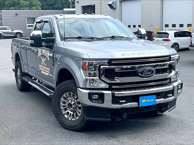 Silver Metallic 2022 Ford F-350 Super Duty Pickup Truck Four-Wheel Drive Automatic