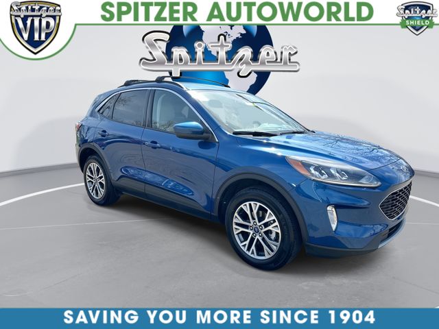 Certified Used 2022 Blue Ford SEL image 2