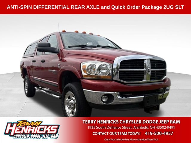 Inferno Red Crystal Pearl 2006 Dodge RAM 2500 Pickup Truck Four-Wheel Drive 4-Speed Automatic