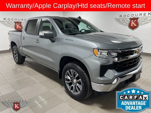 Sterling Gray Metallic 2023 Chevrolet Silverado 1500 Pickup Truck Four-Wheel Drive 8-Speed Automatic