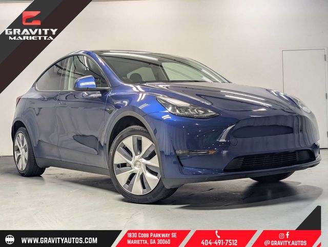 Blue 2023 Tesla Model Y Long Range AWD SUV / Crossover All-Wheel Drive 1-Speed Automatic