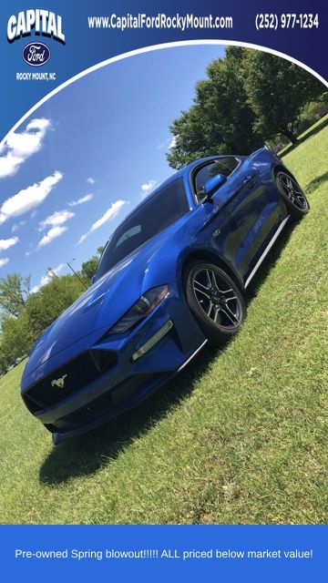 Lightning Blue Metallic 2018 Ford Mustang GT Coupe RWD Coupe Rear-Wheel Drive Automatic