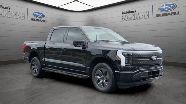 Black Metallic 2024 Ford F-150 Lightning Pickup Truck All-Wheel Drive Automatic