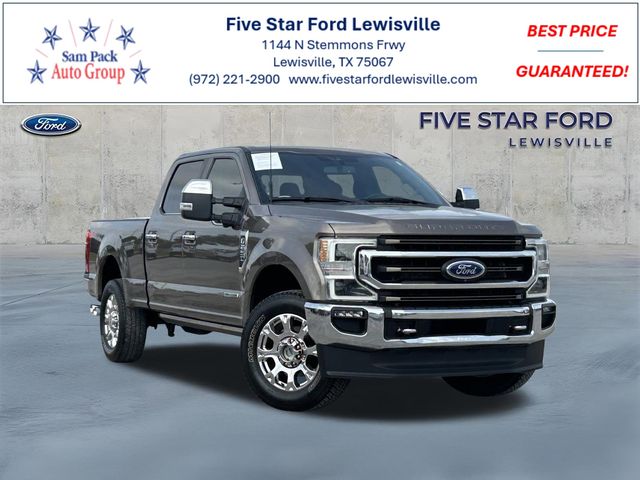 Stone Gray Metallic 2021 Ford F-250 Super Duty King Ranch Crew Cab 4WD Pickup Truck Four-Wheel Drive Automatic
