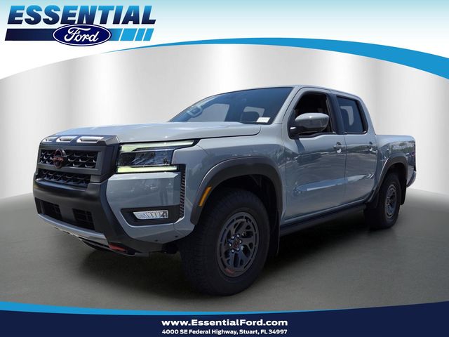 Boulder Gray 2025 Nissan Frontier Pickup Truck Four-Wheel Drive 9-Speed Automatic Overdrive