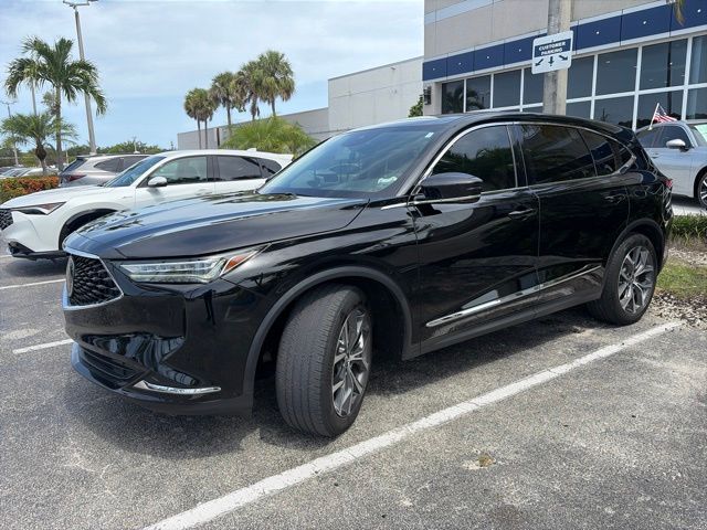 Black Metallic 2024 Acura MDX SUV / Crossover Front-Wheel Drive Automatic