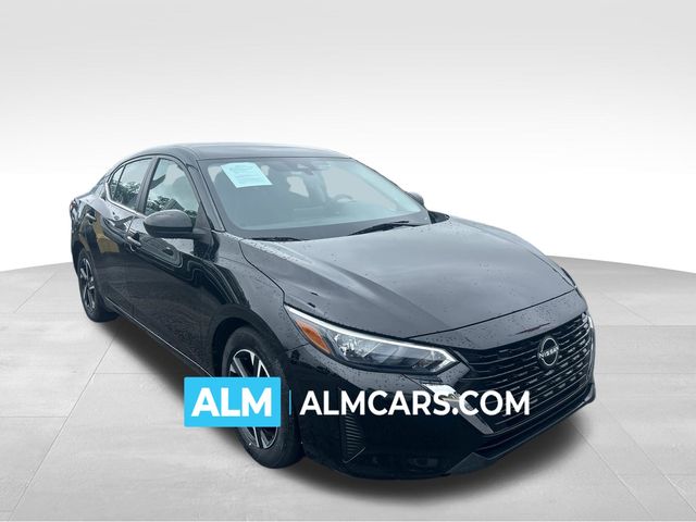 Super Black 2024 Nissan Sentra Sedan Front-Wheel Drive Continuously Variable Transmission