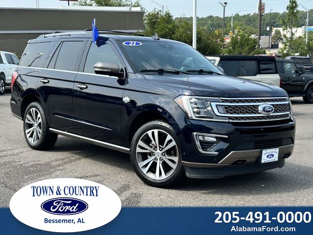 Antimatter Blue Metallic 2021 Ford Expedition SUV / Crossover Four-Wheel Drive Automatic