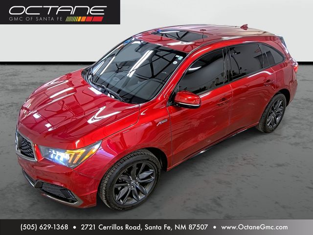 Red 2020 Acura MDX SH-AWD with Technology and A-SPEC Package SUV / Crossover All-Wheel Drive 9-Speed Automatic