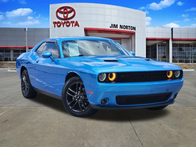 B5 Blue Pearlcoat 2019 Dodge Challenger Coupe All-Wheel Drive 8-Speed Automatic