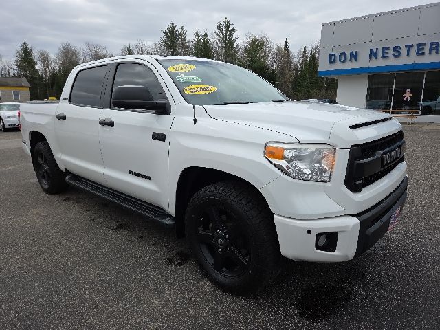 White 2016 Toyota Tundra Limited CrewMax 5.7L 4WD Pickup Truck Four-Wheel Drive 6-Speed Automatic Overdrive