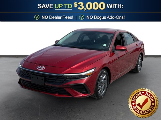 Ultimate Red 2024 Hyundai Elantra SEL FWD Sedan Front-Wheel Drive Continuously Variable Transmission